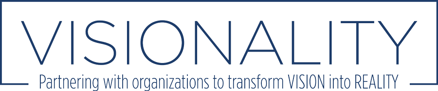 Logo: Visionality – Partnering with organizations to transform VISION into REALITY